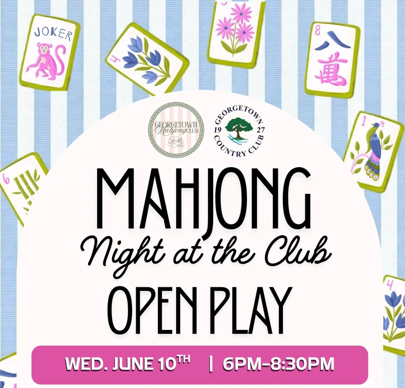 Mahjong Night Open Play at Georgetown Country Club